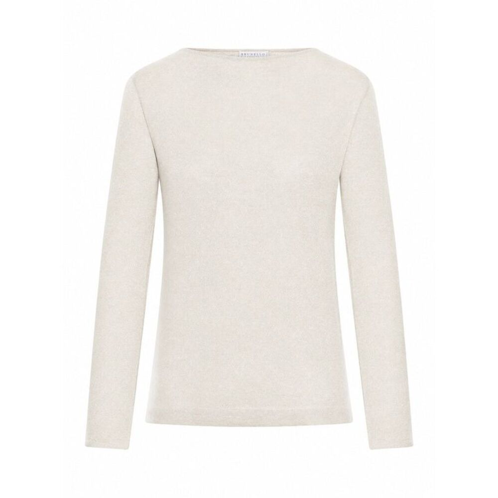 Brunello Cucinelli Women Lightweight Cashmere And Silk Sparkling Sweater